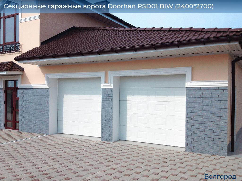 Секционные гаражные ворота Doorhan RSD01 BIW (2400*2700), belgorod.doorhan.ru