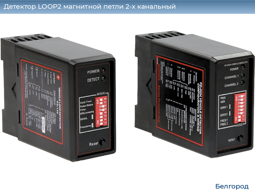 Детектор LOOP2 магнитной петли 2-x канальный, belgorod.doorhan.ru